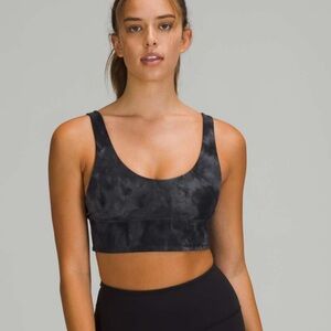Lululemon Align Reversible Bra Light Support Diamond Dye Pitch Grey Graphite